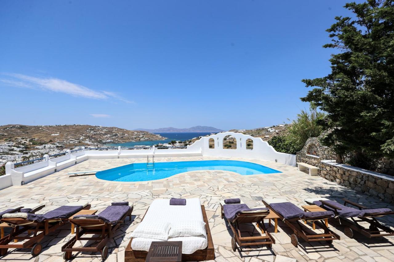 Mykonos In White Villa Mykonos Town Eksteriør billede